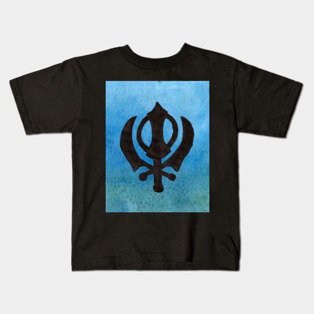 Khanda Kids T-Shirt by lindaursin